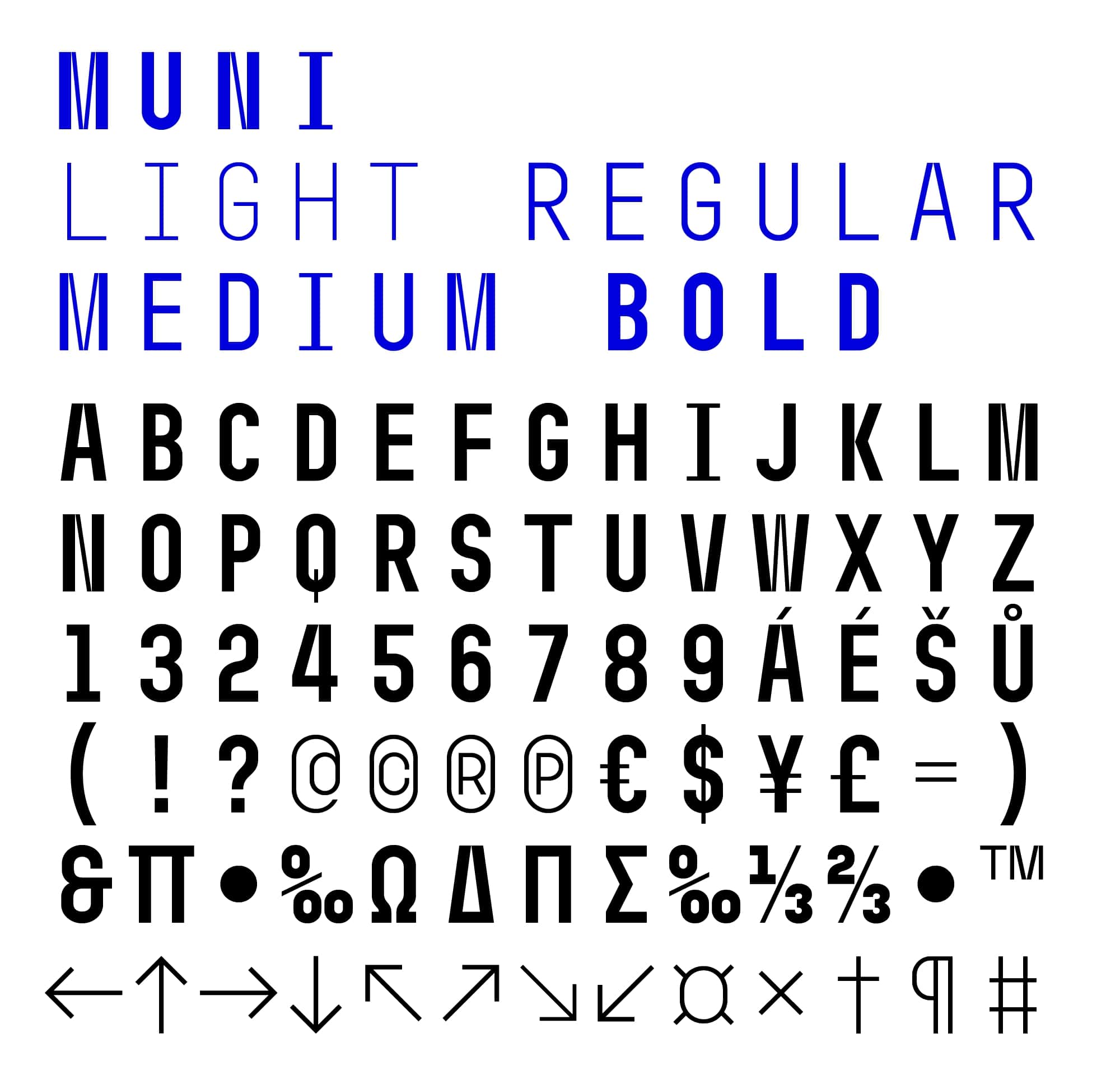 Muni font